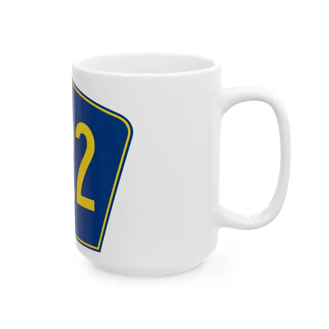 PR secondary 722 (Puerto Rico) (Road Sign) White Coffee Mug - Go Mug Yourself