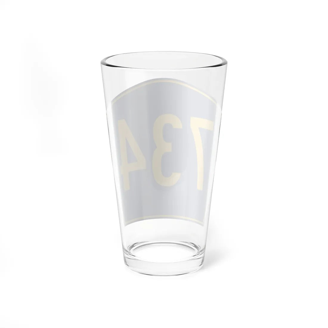 PR secondary 734 (Puerto Rico) (Road Sign) Pint Glass 16oz - Go Mug Yourself