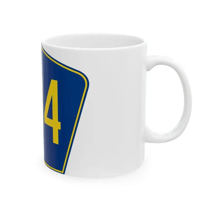 PR secondary 734 (Puerto Rico) (Road Sign) White Coffee Mug - Go Mug Yourself