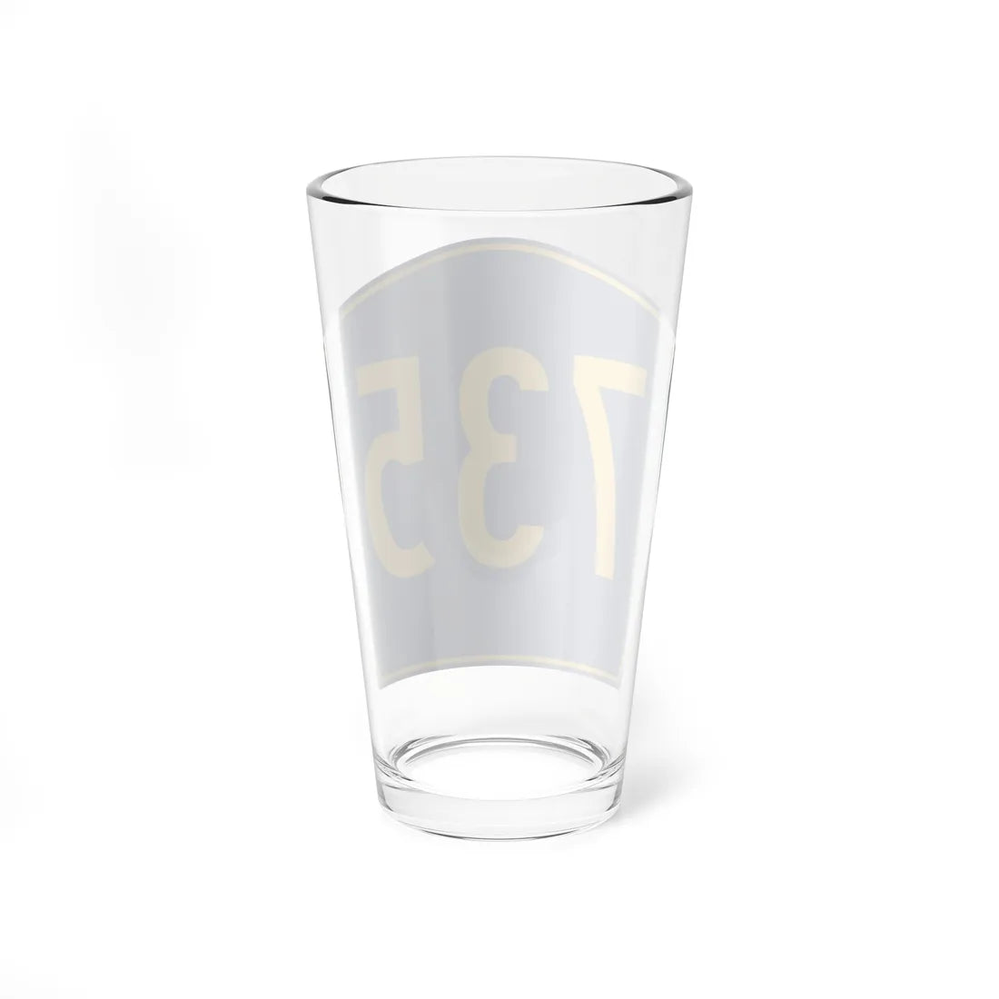 PR secondary 735 (Puerto Rico) (Road Sign) Pint Glass 16oz - Go Mug Yourself
