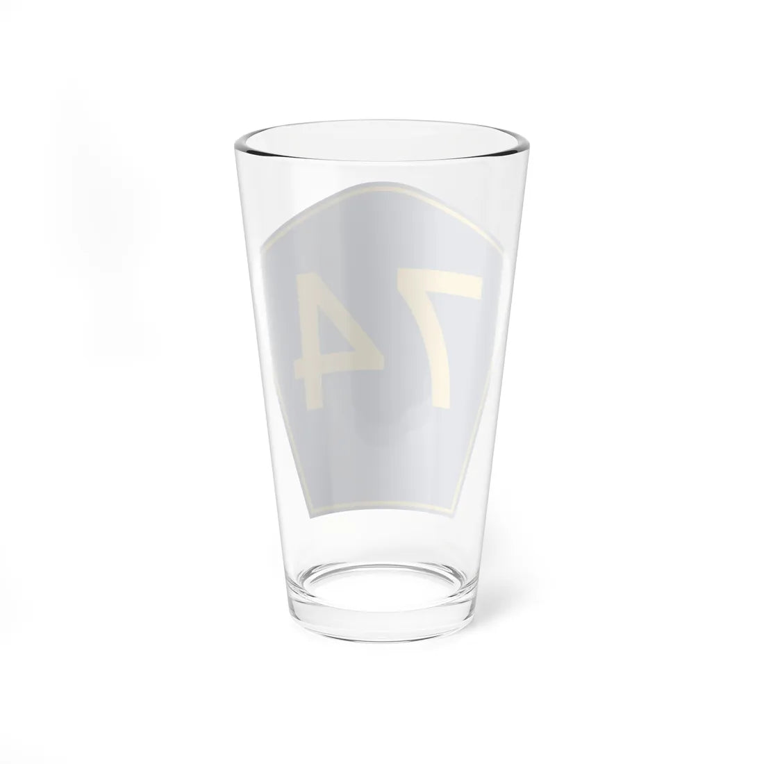 PR secondary 74 (Puerto Rico) (Road Sign) Pint Glass 16oz - Go Mug Yourself