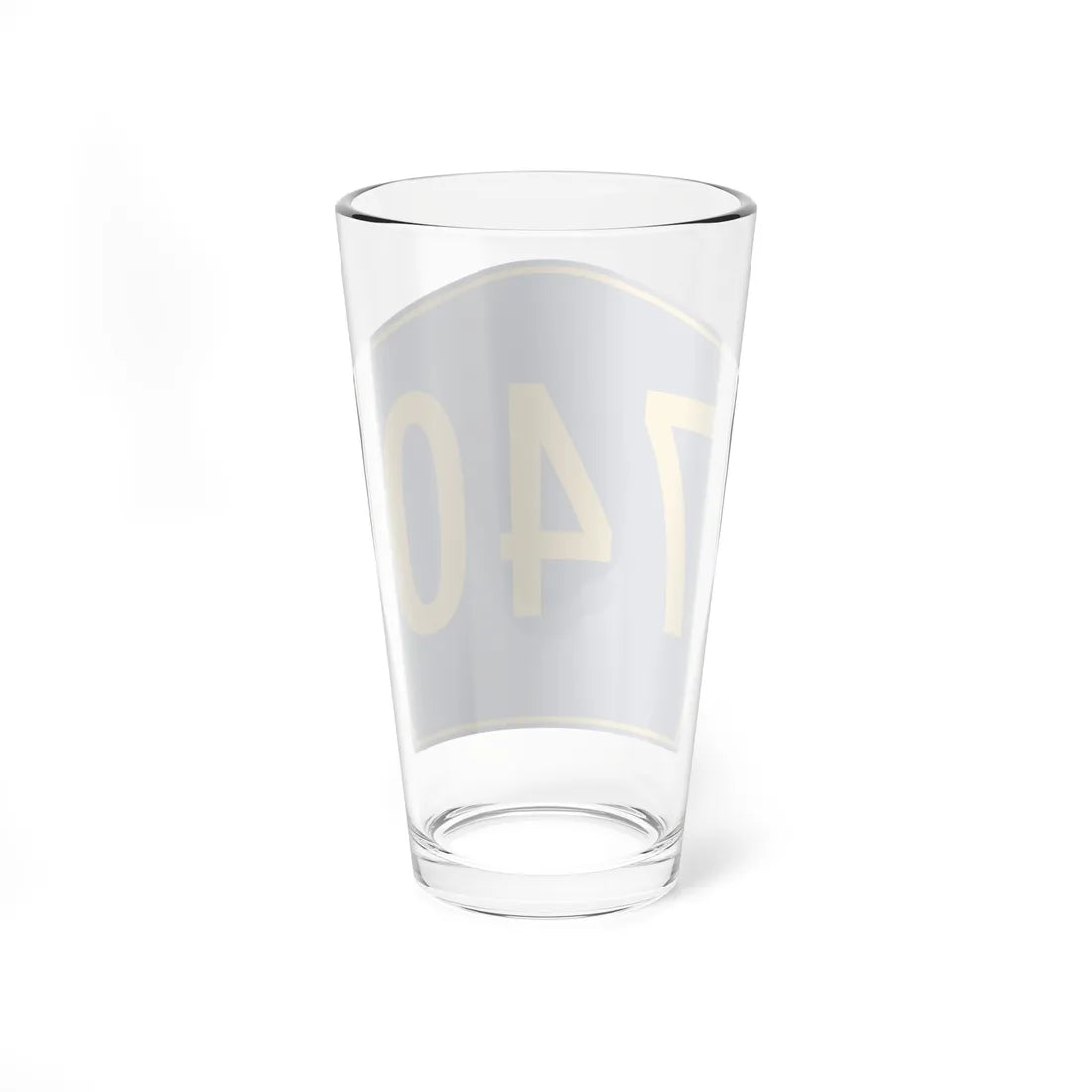 PR secondary 740 (Puerto Rico) (Road Sign) Pint Glass 16oz - Go Mug Yourself