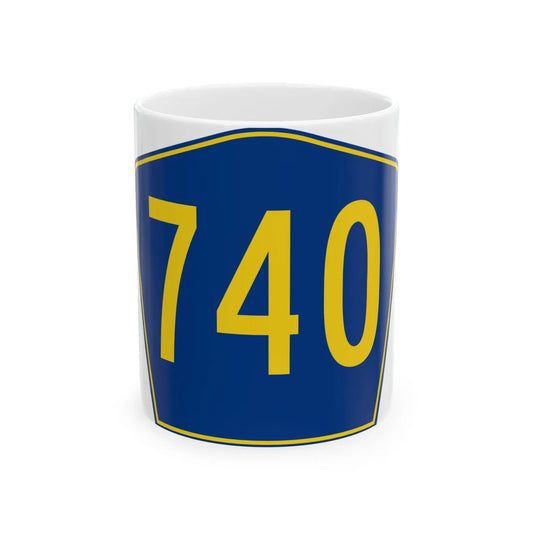 PR secondary 740 (Puerto Rico) (Road Sign) White Coffee Mug 11oz - Go Mug Yourself