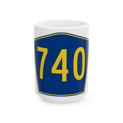 PR secondary 740 (Puerto Rico) (Road Sign) White Coffee Mug 15oz - Go Mug Yourself