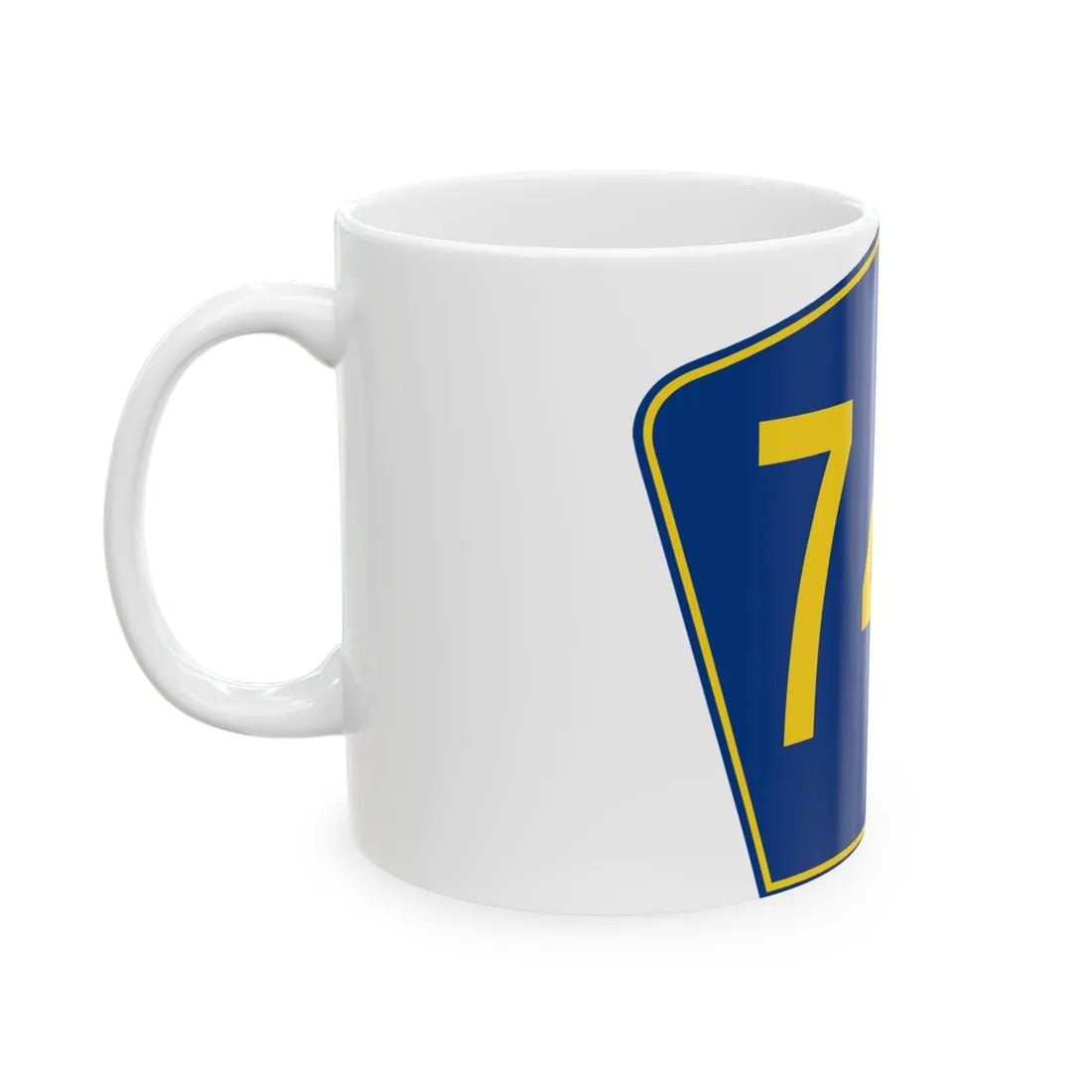 PR secondary 740 (Puerto Rico) (Road Sign) White Coffee Mug - Go Mug Yourself