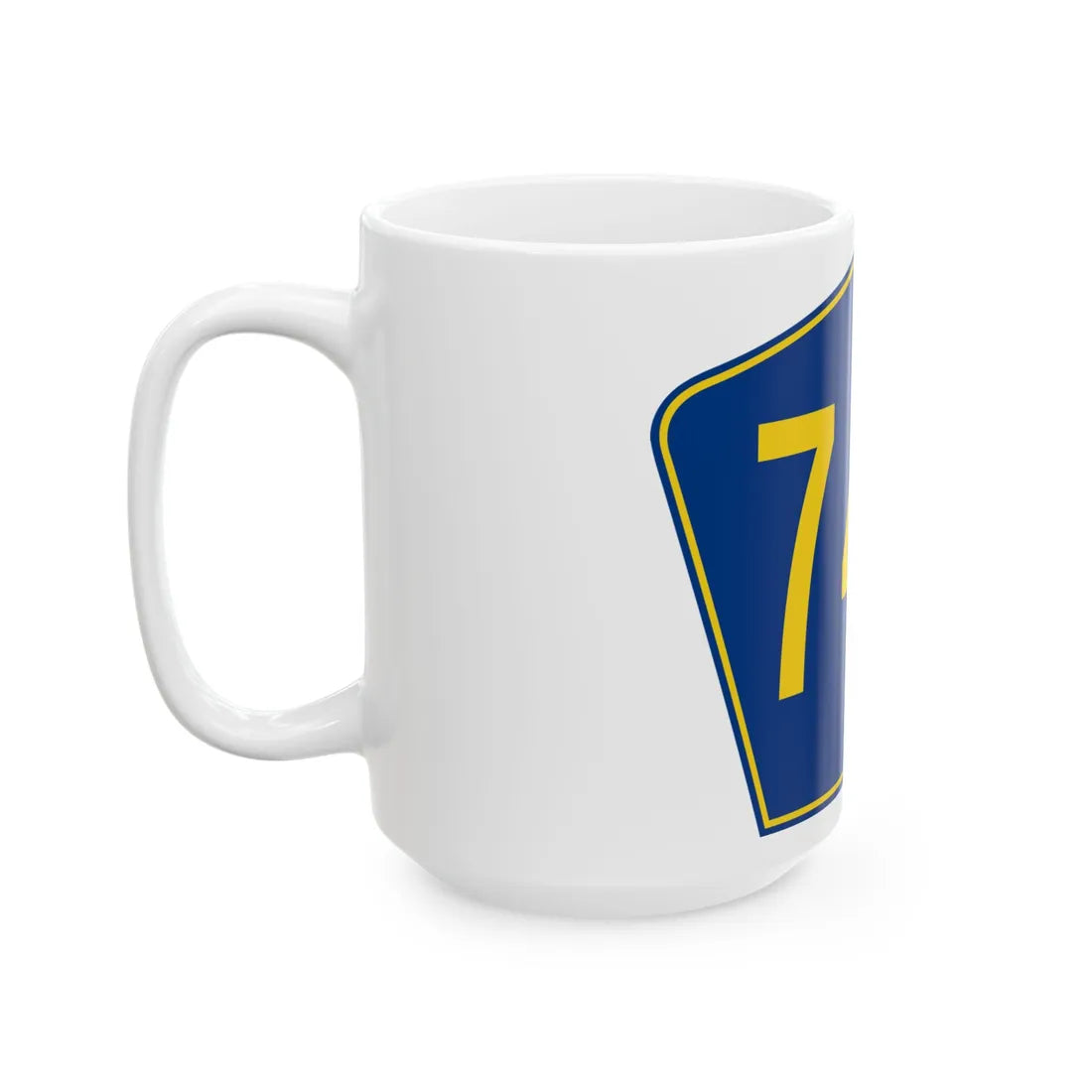 PR secondary 740 (Puerto Rico) (Road Sign) White Coffee Mug - Go Mug Yourself