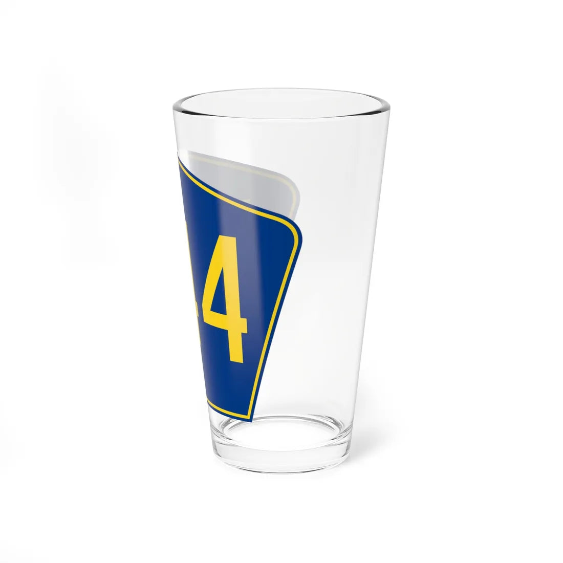 PR secondary 744 (Puerto Rico) (Road Sign) Pint Glass 16oz - Go Mug Yourself