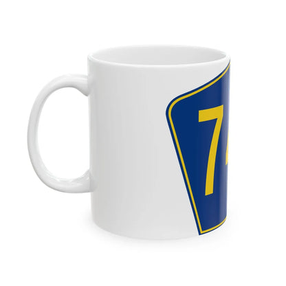 PR secondary 744 (Puerto Rico) (Road Sign) White Coffee Mug - Go Mug Yourself