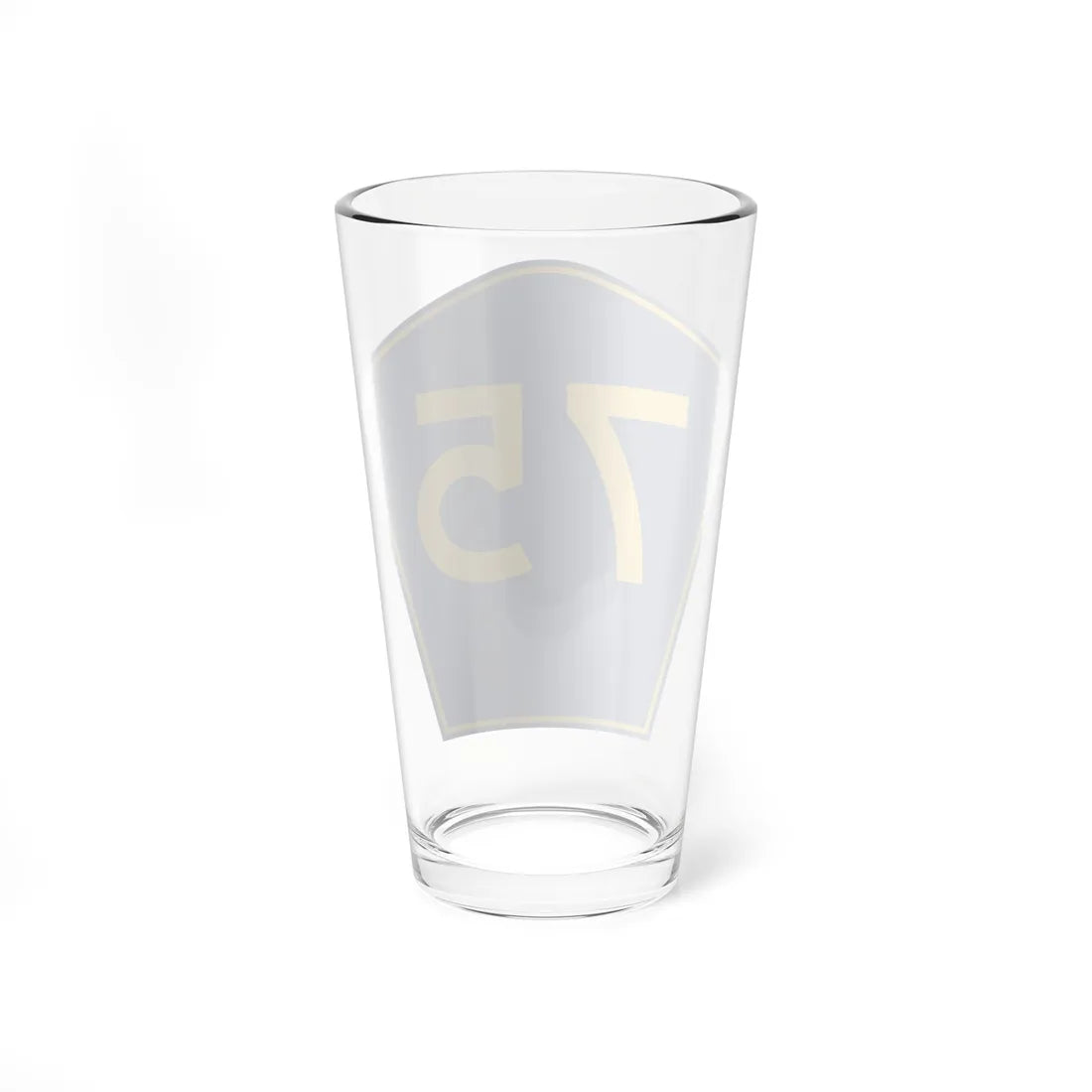 PR secondary 75 (Puerto Rico) (Road Sign) Pint Glass 16oz - Go Mug Yourself