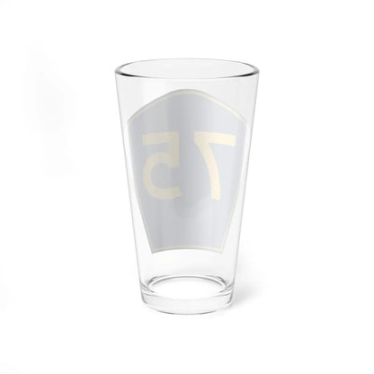 PR secondary 75 (Puerto Rico) (Road Sign) Pint Glass 16oz - Go Mug Yourself