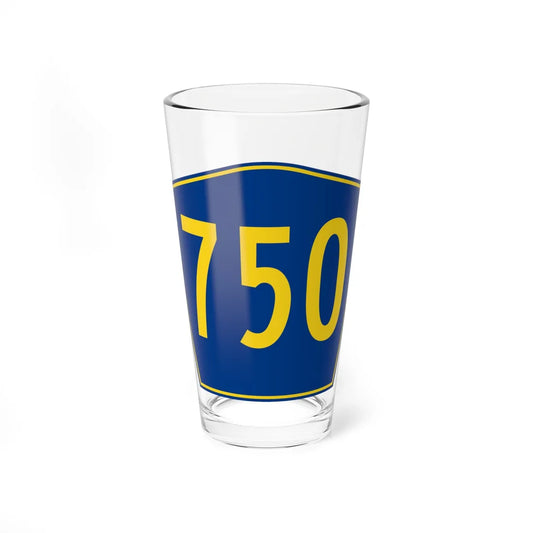 PR secondary 750 (Puerto Rico) (Road Sign) Pint Glass 16oz 16oz - Go Mug Yourself