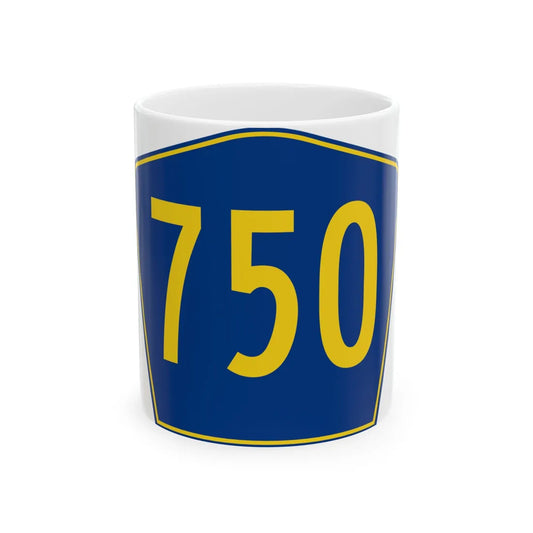 PR secondary 750 (Puerto Rico) (Road Sign) White Coffee Mug 11oz - Go Mug Yourself