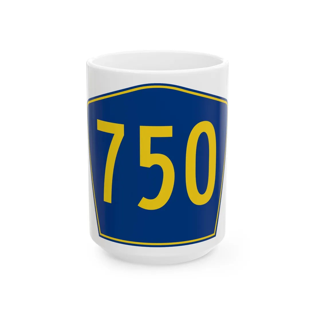 PR secondary 750 (Puerto Rico) (Road Sign) White Coffee Mug 15oz - Go Mug Yourself