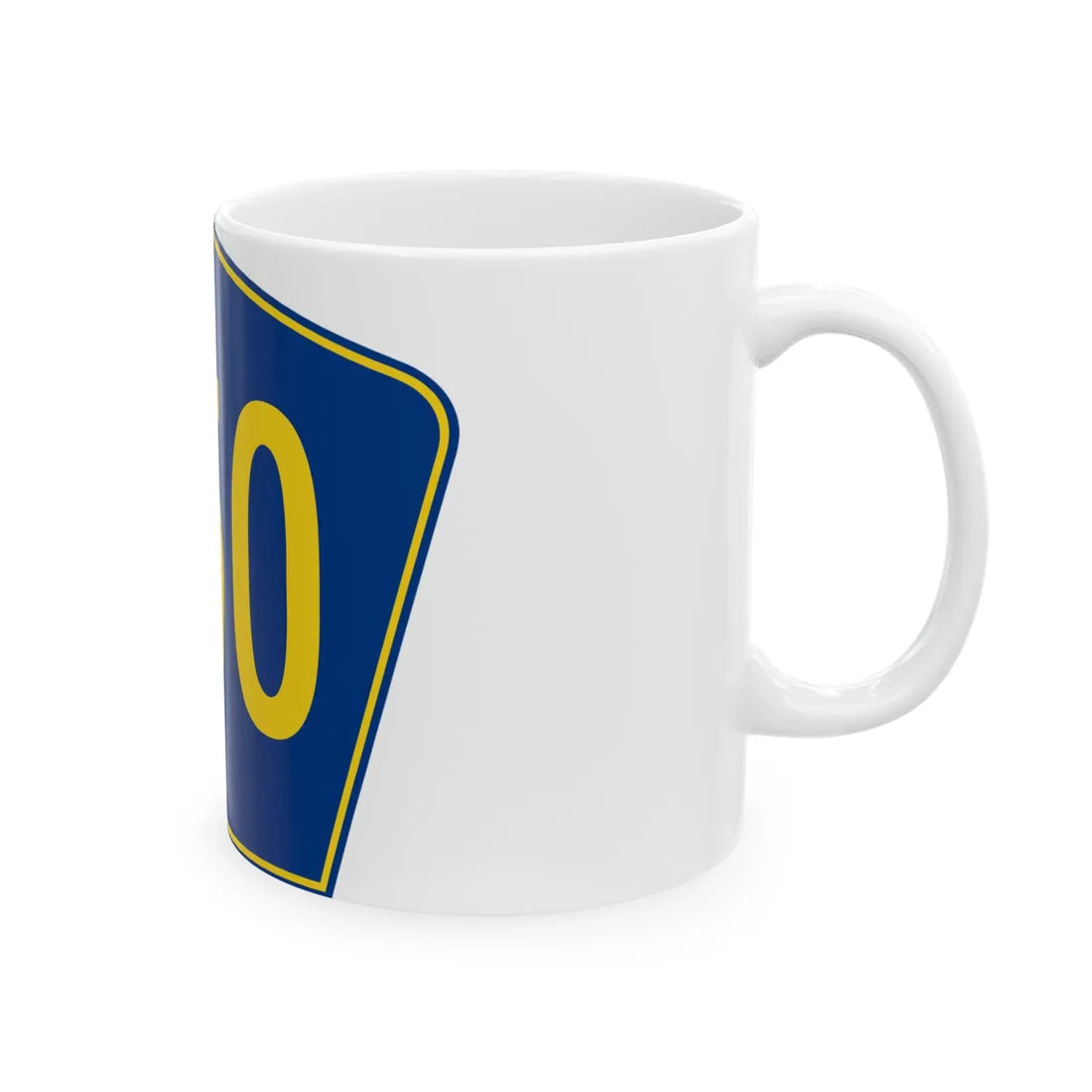 PR secondary 750 (Puerto Rico) (Road Sign) White Coffee Mug - Go Mug Yourself