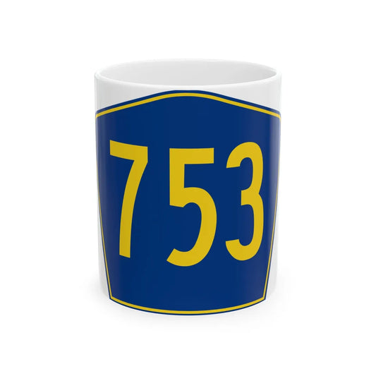 PR secondary 753 (Puerto Rico) (Road Sign) White Coffee Mug 11oz - Go Mug Yourself