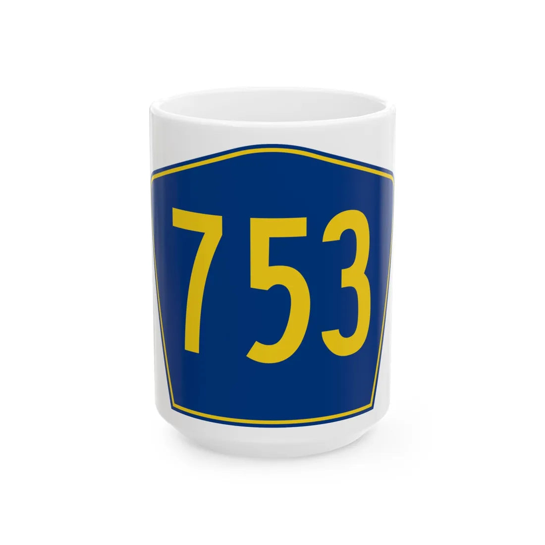 PR secondary 753 (Puerto Rico) (Road Sign) White Coffee Mug 15oz - Go Mug Yourself