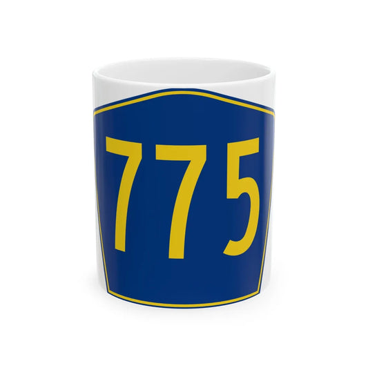 PR secondary 775 (Puerto Rico) (Road Sign) White Coffee Mug 11oz - Go Mug Yourself