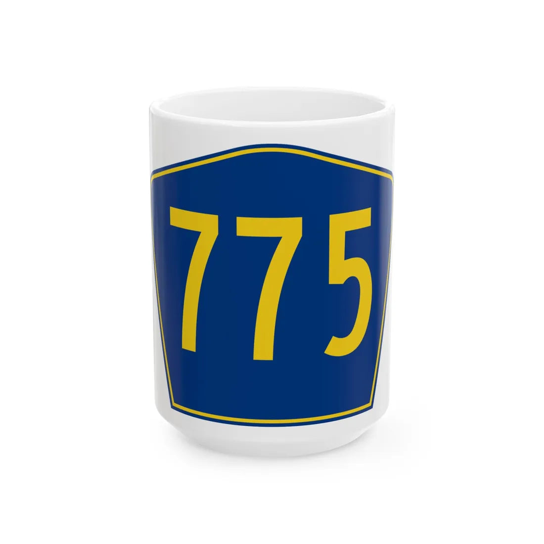 PR secondary 775 (Puerto Rico) (Road Sign) White Coffee Mug 15oz - Go Mug Yourself