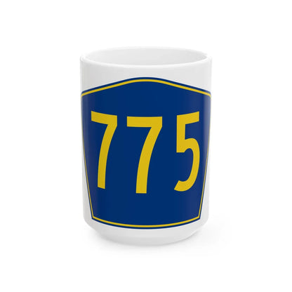 PR secondary 775 (Puerto Rico) (Road Sign) White Coffee Mug 15oz - Go Mug Yourself