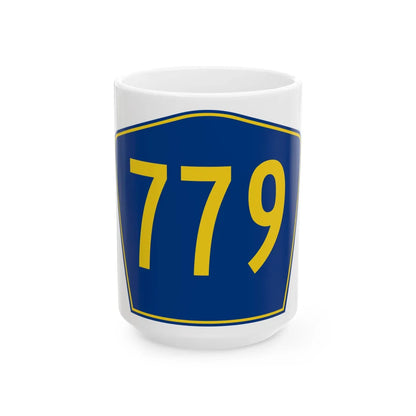 PR secondary 779 (Puerto Rico) (Road Sign) White Coffee Mug 15oz - Go Mug Yourself
