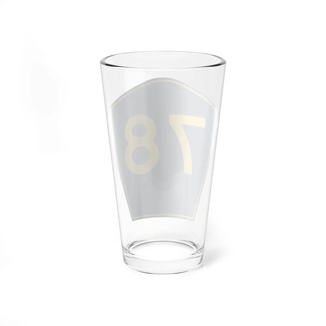 PR secondary 78 (Puerto Rico) (Road Sign) Pint Glass 16oz - Go Mug Yourself