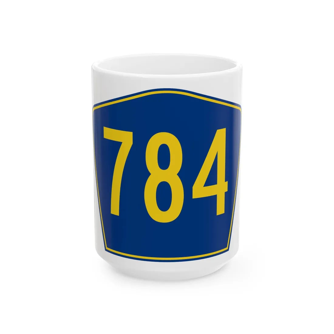 PR secondary 784 (Puerto Rico) (Road Sign) White Coffee Mug 15oz - Go Mug Yourself
