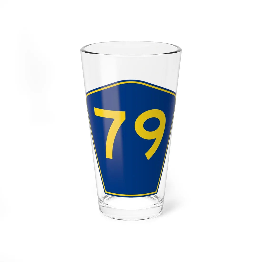 PR secondary 79 (Puerto Rico) (Road Sign) Pint Glass 16oz 16oz - Go Mug Yourself