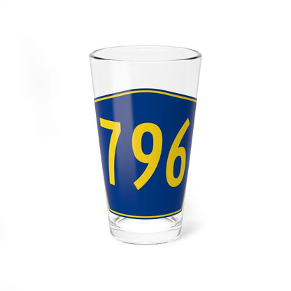 PR secondary 796 (Puerto Rico) (Road Sign) Pint Glass 16oz 16oz - Go Mug Yourself