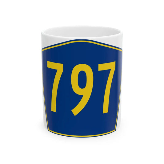 PR secondary 797 (Puerto Rico) (Road Sign) White Coffee Mug 11oz - Go Mug Yourself