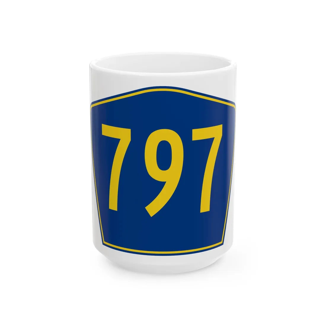 PR secondary 797 (Puerto Rico) (Road Sign) White Coffee Mug 15oz - Go Mug Yourself