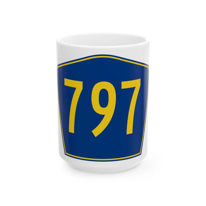 PR secondary 797 (Puerto Rico) (Road Sign) White Coffee Mug 15oz - Go Mug Yourself