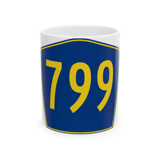 PR secondary 799 (Puerto Rico) (Road Sign) White Coffee Mug 11oz - Go Mug Yourself