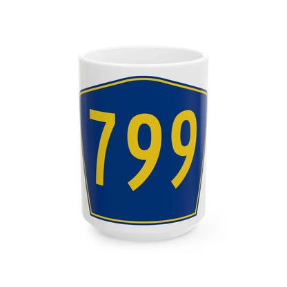 PR secondary 799 (Puerto Rico) (Road Sign) White Coffee Mug 15oz - Go Mug Yourself