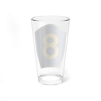 PR secondary 8 (Puerto Rico) (Road Sign) Pint Glass 16oz - Go Mug Yourself