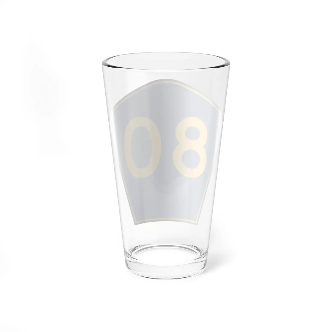 PR secondary 80 (Puerto Rico) (Road Sign) Pint Glass 16oz - Go Mug Yourself