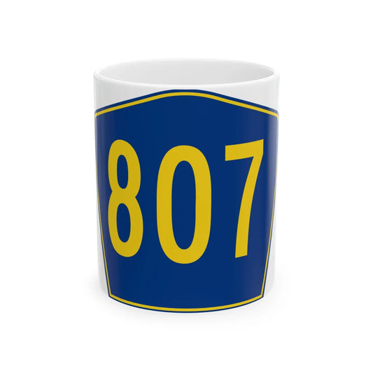 PR secondary 807 (Puerto Rico) (Road Sign) White Coffee Mug 11oz - Go Mug Yourself