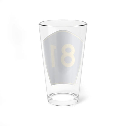 PR secondary 81 (Puerto Rico) (Road Sign) Pint Glass 16oz - Go Mug Yourself