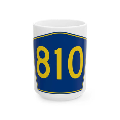 PR secondary 810 (Puerto Rico) (Road Sign) White Coffee Mug 15oz - Go Mug Yourself