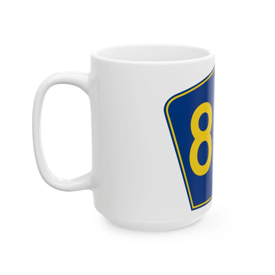 PR secondary 810 (Puerto Rico) (Road Sign) White Coffee Mug - Go Mug Yourself