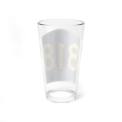 PR secondary 818 (Puerto Rico) (Road Sign) Pint Glass 16oz - Go Mug Yourself