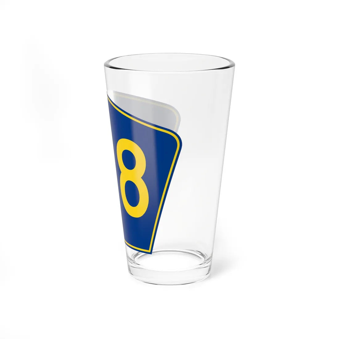 PR secondary 818 (Puerto Rico) (Road Sign) Pint Glass 16oz - Go Mug Yourself