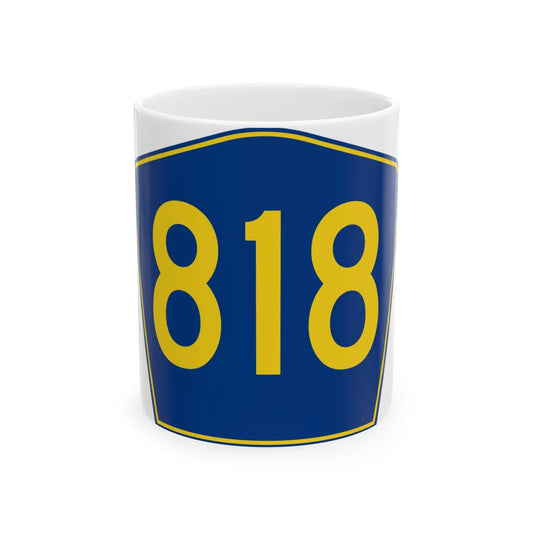 PR secondary 818 (Puerto Rico) (Road Sign) White Coffee Mug 11oz - Go Mug Yourself