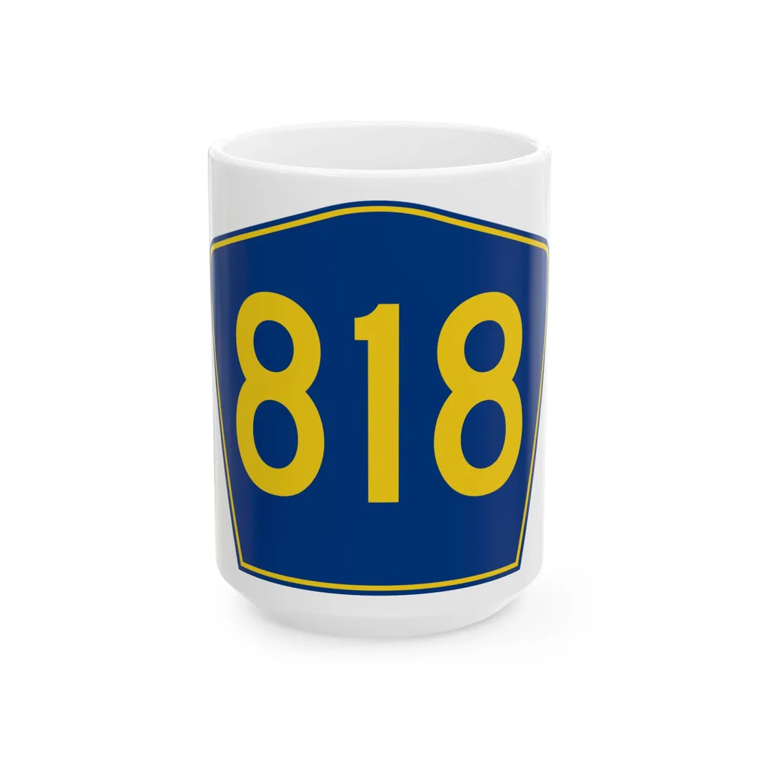 PR secondary 818 (Puerto Rico) (Road Sign) White Coffee Mug 15oz - Go Mug Yourself