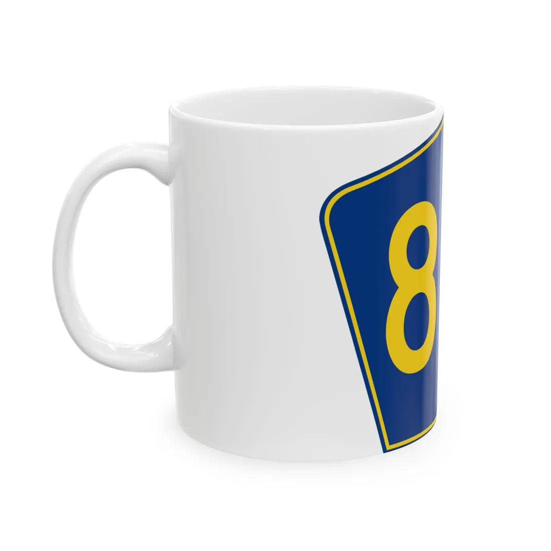 PR secondary 818 (Puerto Rico) (Road Sign) White Coffee Mug - Go Mug Yourself