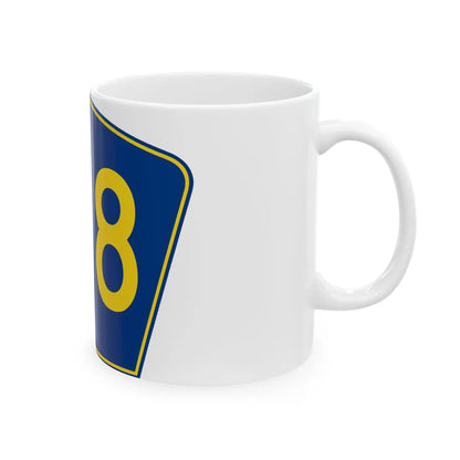 PR secondary 818 (Puerto Rico) (Road Sign) White Coffee Mug - Go Mug Yourself