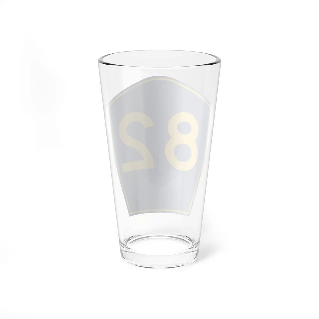 PR secondary 82 (Puerto Rico) (Road Sign) Pint Glass 16oz - Go Mug Yourself