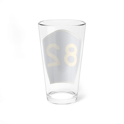 PR secondary 82 (Puerto Rico) (Road Sign) Pint Glass 16oz - Go Mug Yourself