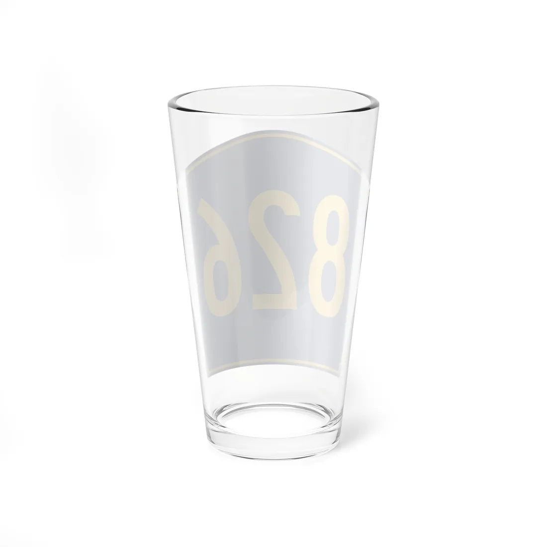 PR secondary 826 (Puerto Rico) (Road Sign) Pint Glass 16oz - Go Mug Yourself