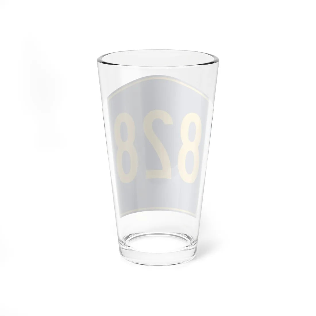 PR secondary 828 (Puerto Rico) (Road Sign) Pint Glass 16oz - Go Mug Yourself