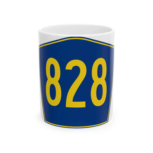 PR secondary 828 (Puerto Rico) (Road Sign) White Coffee Mug 11oz - Go Mug Yourself